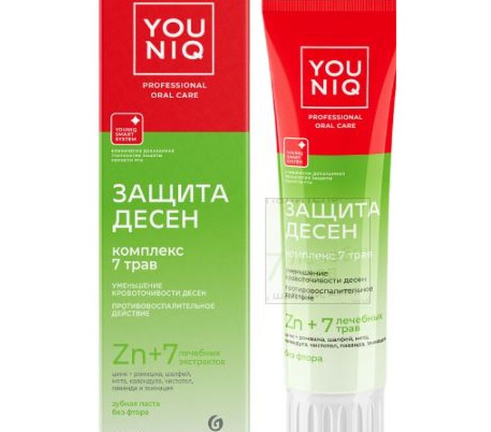 Зубная паста YOUNIQ® Защита десен, 100 гр 145091