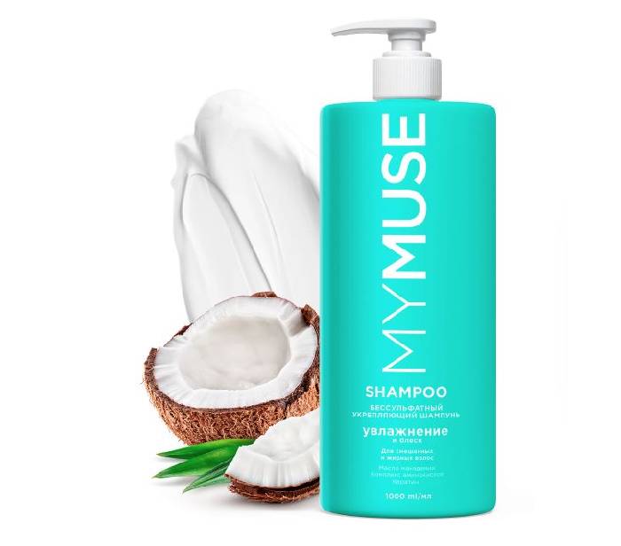 Беcсульфатный укрепляющий шампунь, 145012